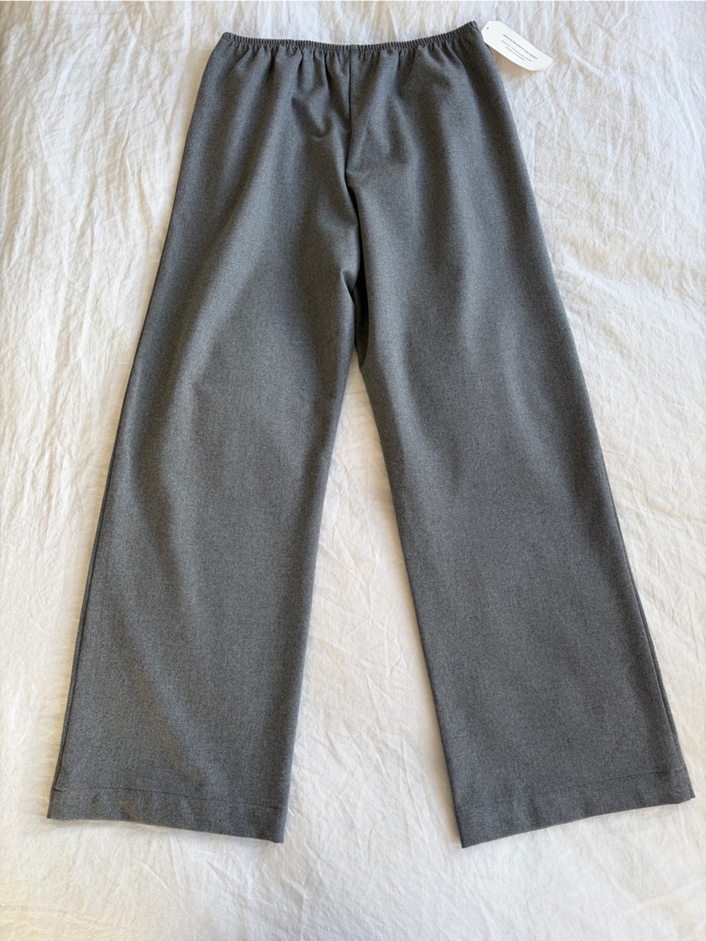 NWT Donni The Flannel Simple Pants Elastic Waist Pull On Trousers Heather Grey - Picture 10 of 12